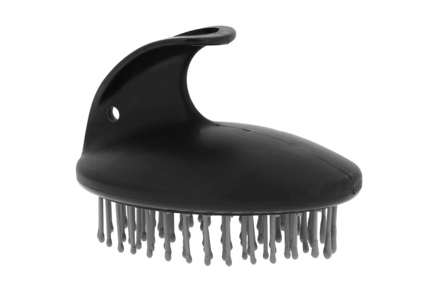 Cepillo Caballo Masaje Duro Negro | Salud e higiene para caballos