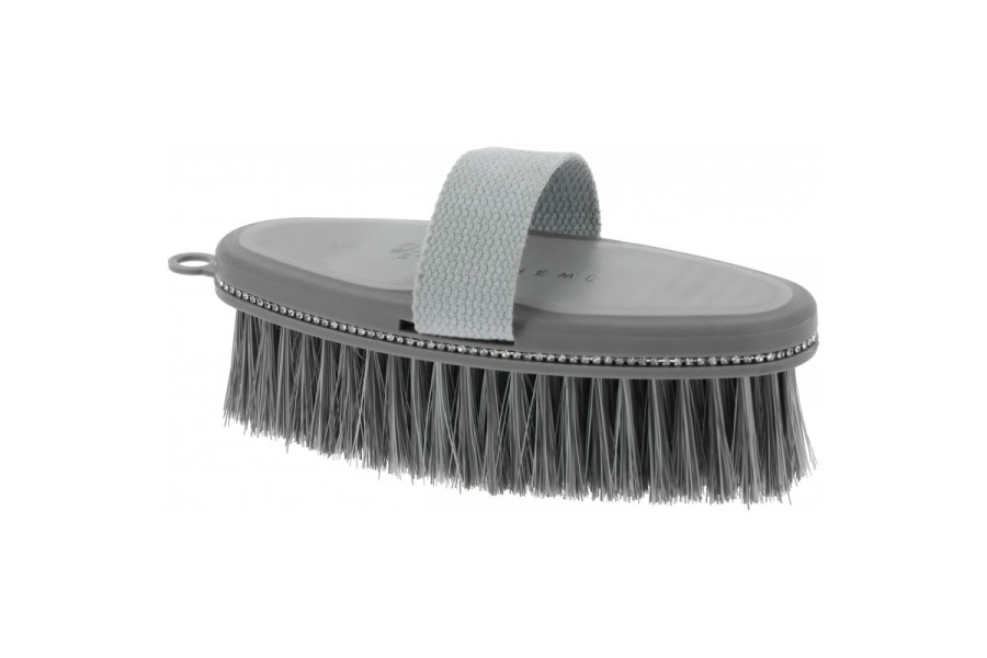 Raspall Cavall Eq-Th Je T'aime Strass Gris | Salut i higiene per a cavalls