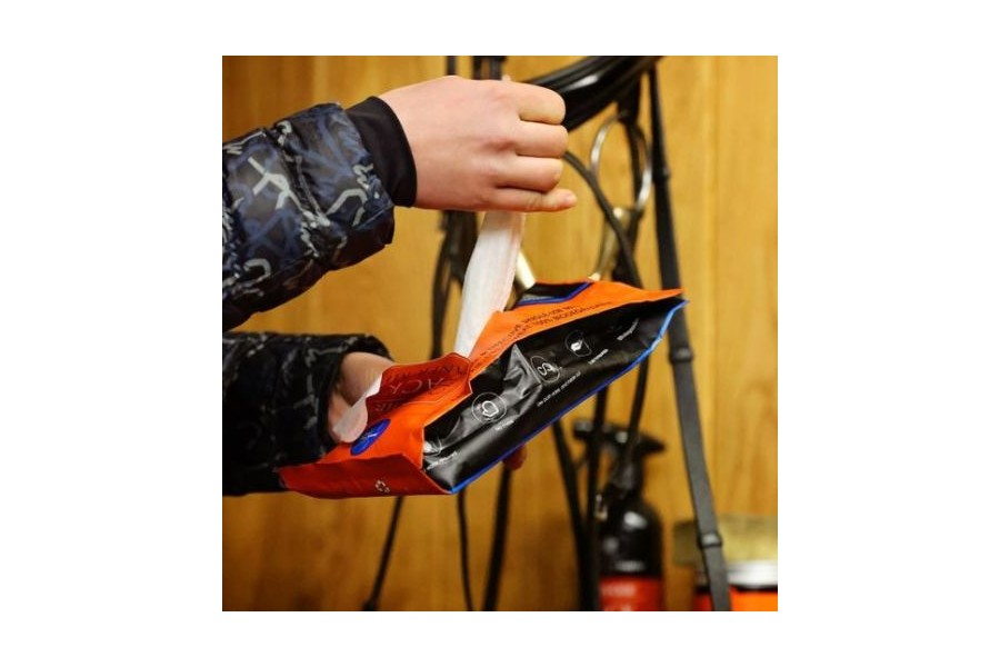 Carr Day Guants Neteja Cuir 10 Unitats | Guadarnés per a cavalls