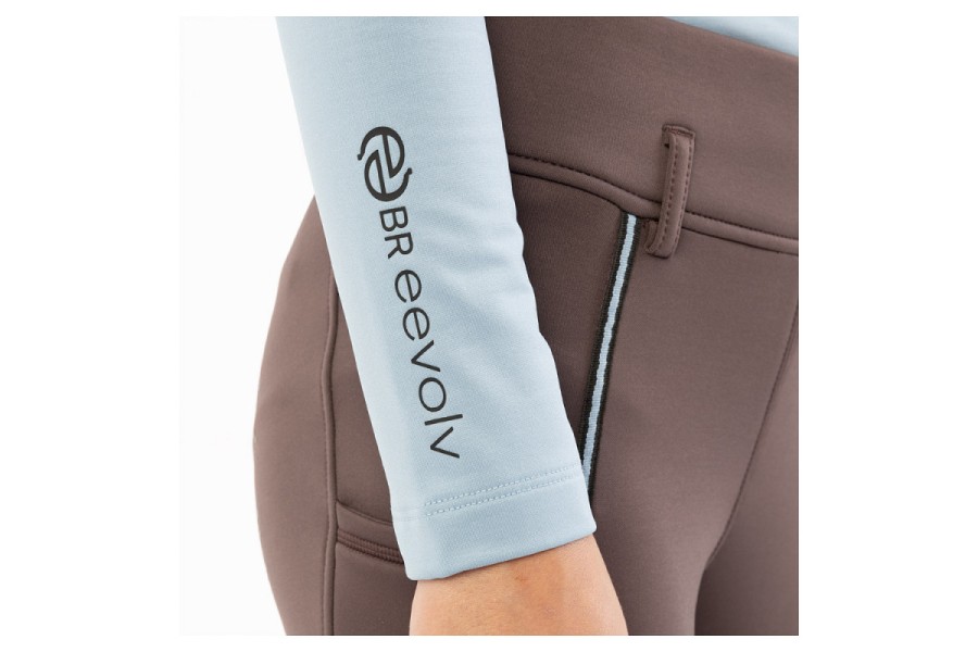 Samarreta Nen/a Màniga Llarga BR Eevolv Jente Zip-up Ashley Blue | Genets