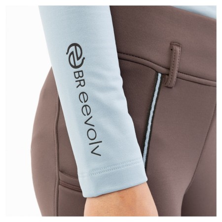 Samarreta Nen/a Màniga Llarga BR Eevolv Jente Zip-up Ashley Blue | Genets