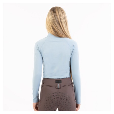 Samarreta Nen/a Màniga Llarga BR Eevolv Jente Zip-up Ashley Blue | Genets 2