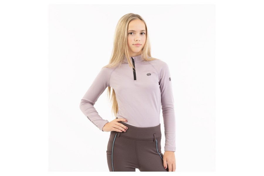 Camiseta Niño/a Manga Larga BR Eevolv Jente Zip-up Nirvana | Jinetes