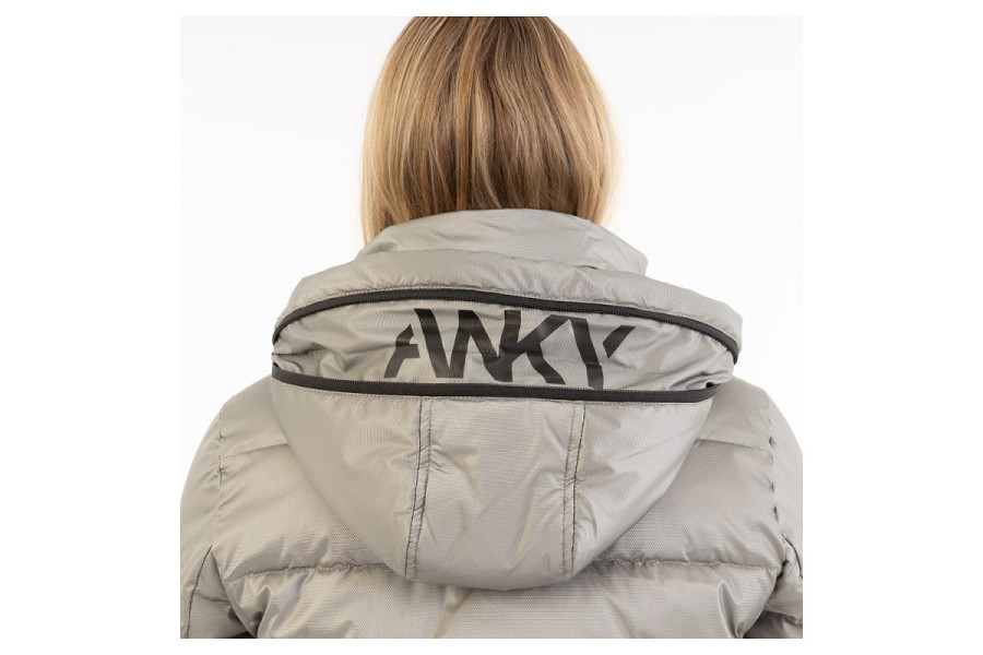 Chaqueta Mujer ANKY Padded Silver | Jinetes