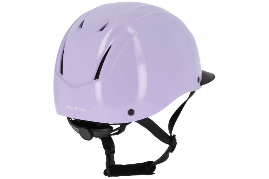 Casco Riding World Topy Lila Mate | Seguridad para jinetes