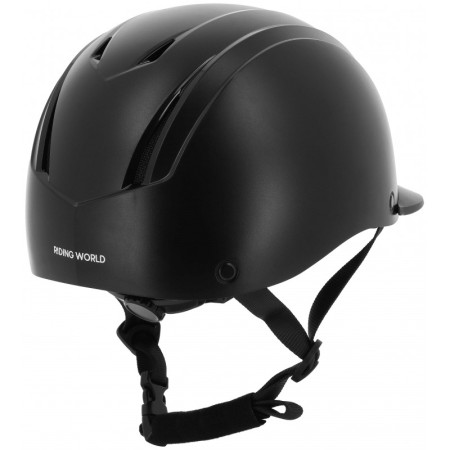 Casco Riding World Topy Negro Mate | Seguridad para jinetes