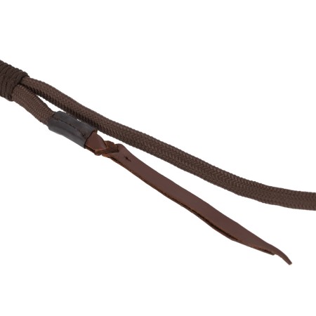 Collar Caballo Cuerda Ajustable QHP Liberta Marrón | Más disciplinas para