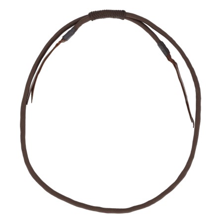 Collar Caballo Cuerda Ajustable QHP Liberta Marrón | Más disciplinas para