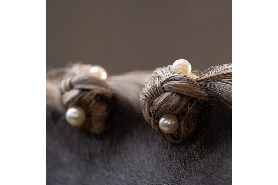 Joya Para Crines QHP Perla Blanca 10 Unidades | Salud e higiene para