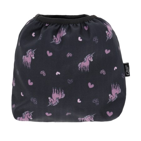 Funda Estreps QHP Lize Negra/Violeta | Complements selles de muntar per a