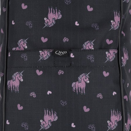 Bossa Funda Botes QHP Lize Negra/Violeta | Botes per a genets