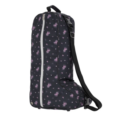 Bossa Funda Botes QHP Lize Negra/Violeta | Botes per a genets