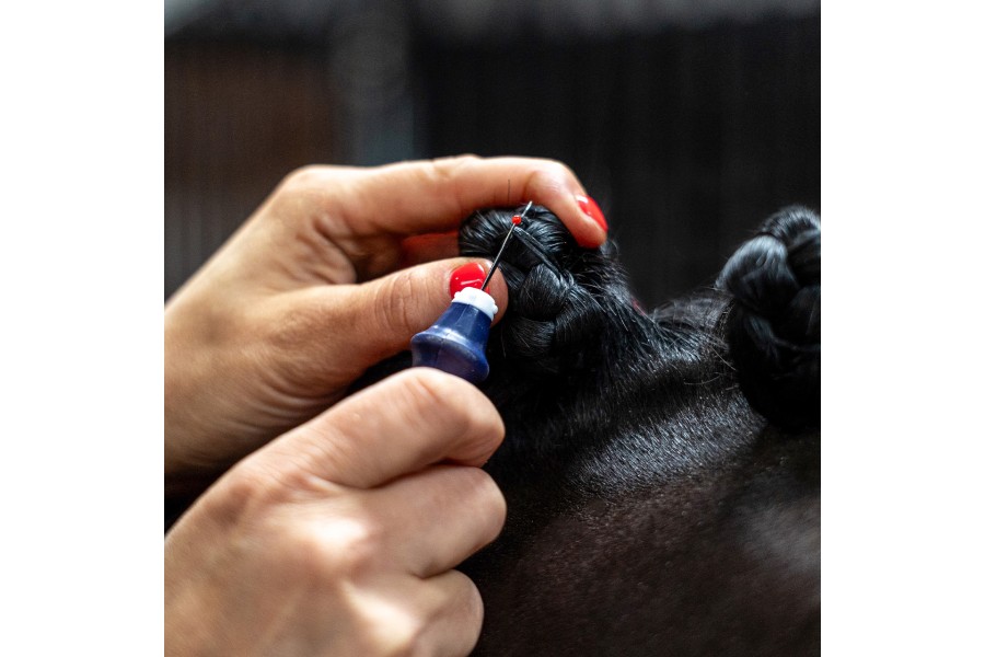 Agulla Per Trenar QHP Blau Fosc | Salut i higiene per a cavalls