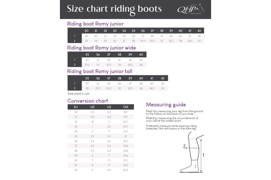 Botes QHP Romy Junior Marró | Botes per a genets
