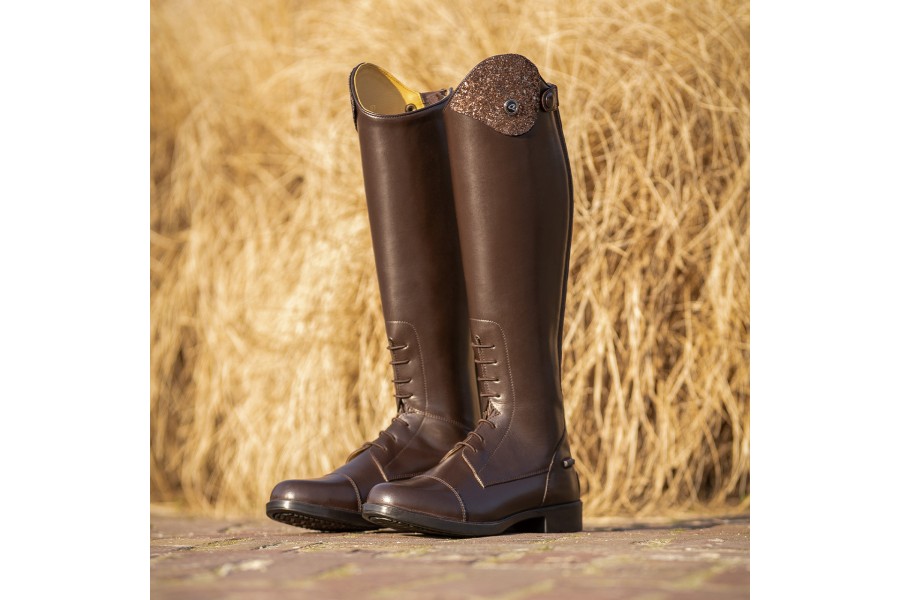 Botas QHP Romy Junior Marrón | Botas para jinetes