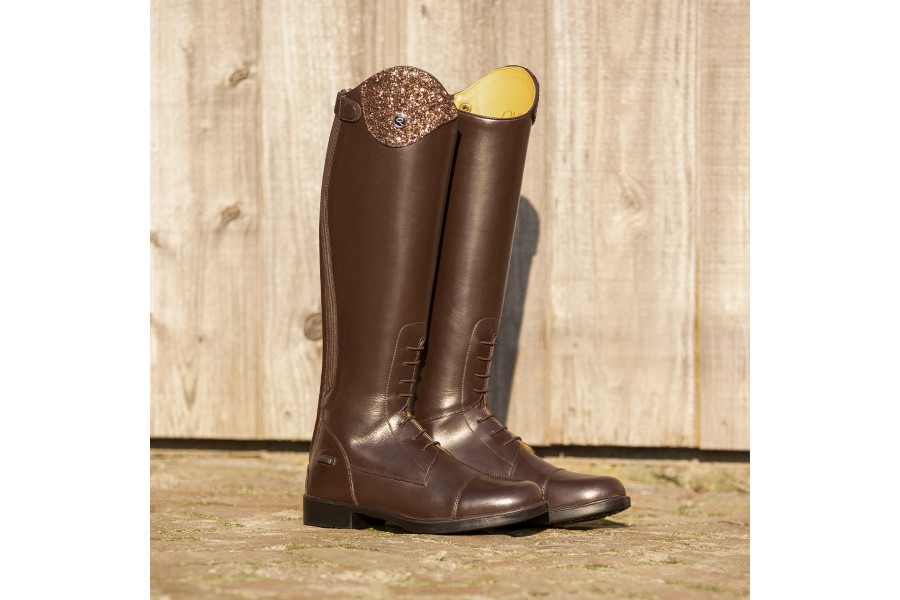 Botas QHP Romy Junior Marrón | Botas para jinetes