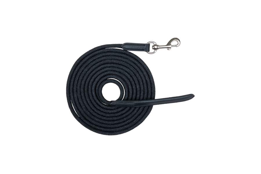 Ramal Caballo Doma Natural Ligero 4 Metres Negro | Cabezadas para caballos