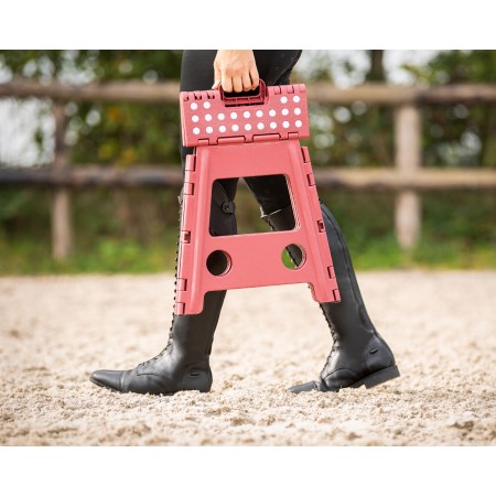 Escalera Taburete Plegable QHP Burdeos 39Cm | Instalaciones para caballos