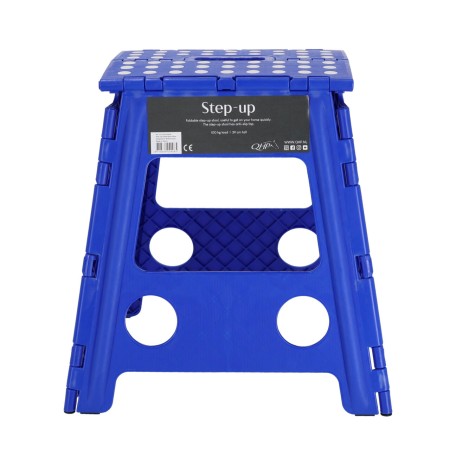 Escala Tamboret Plegable QHP Blau Cobalt 39Cm | Instal·lacions per a