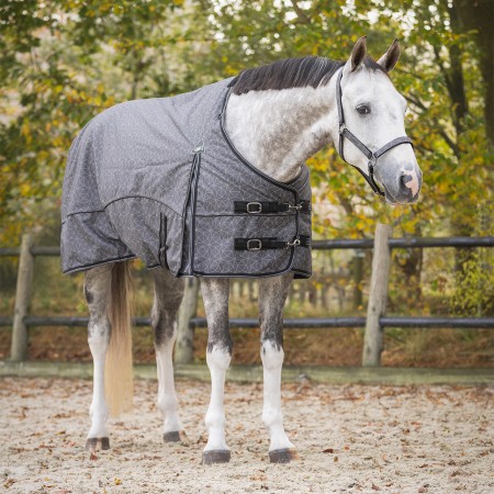 Manta Caballo Exterior QHP 1200D 150G Gris Reflective | Mantas para