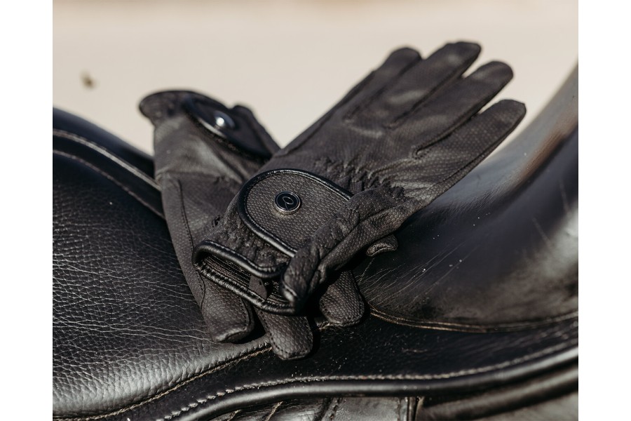 Guantes QHP Invierno Force Negro | Jinetes