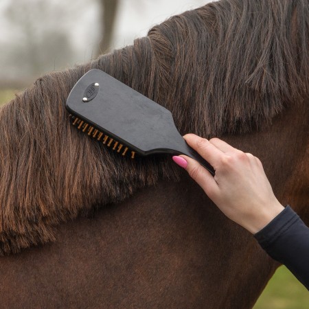 Raspalls Grooming Royal Cavall QHP Negre | Salut i higiene per a cavalls