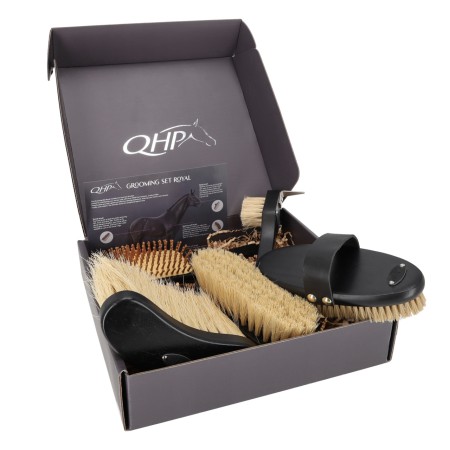 Cepillos Grooming Royal Caballo QHP Negro | Salud e higiene para caballos