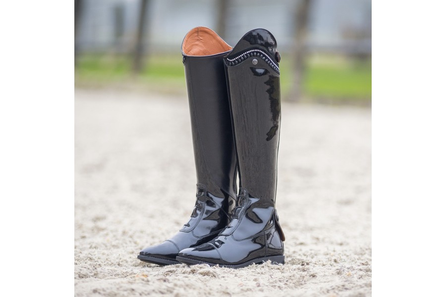 Botes QHP Lamira Adult Negra | Botes per a genets