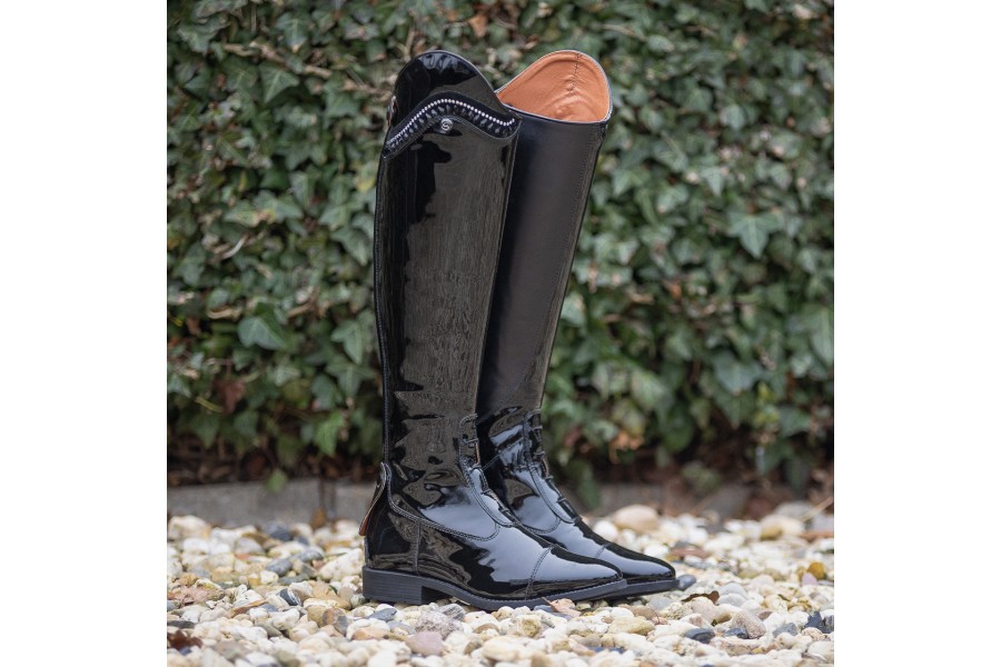 Botes QHP Lamira Adult Negra | Botes per a genets