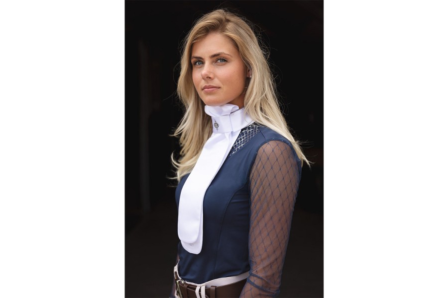 Plastrón ANKY Prospect Blanc/Plata