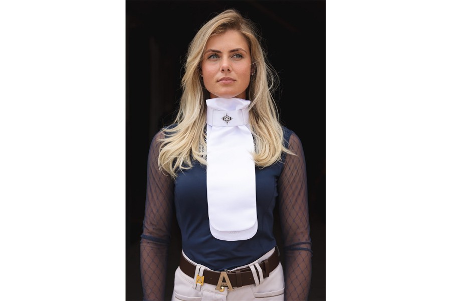 Plastrón ANKY Prospect Blanc/Plata