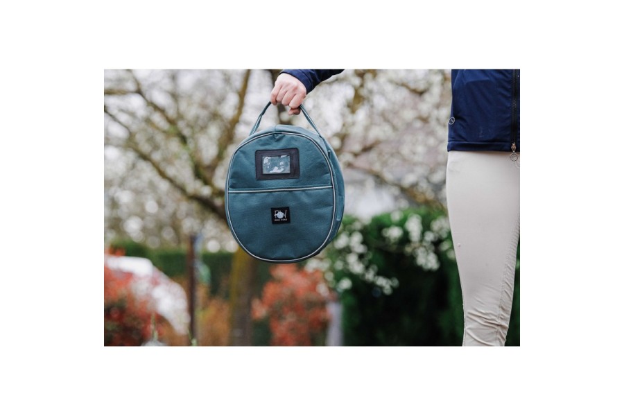 Bossa Funda Casc Riding World Verd Fosc