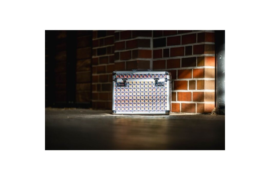 Caja Guarda Cepillos HKM Gloss Efecto Arcoíris | Guadarnés para caballos