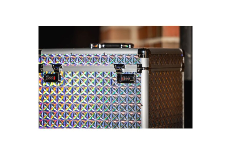 Caja Guarda Cepillos HKM Gloss Efecto Arcoíris | Guadarnés para caballos