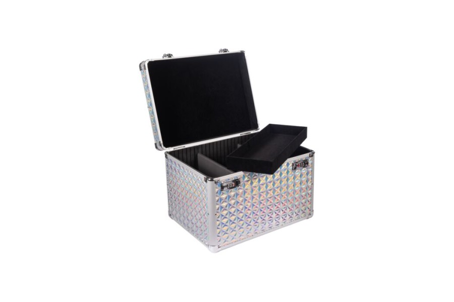 Caja Guarda Cepillos HKM Gloss Efecto Arcoíris | Guadarnés para caballos