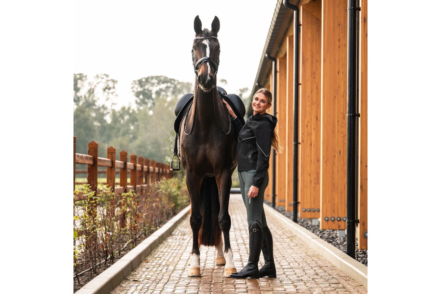 Jaqueta Impermeable QHP Dyla Negra | Genets