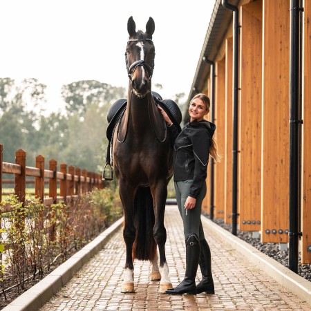 Jaqueta Impermeable QHP Dyla Negra | Genets