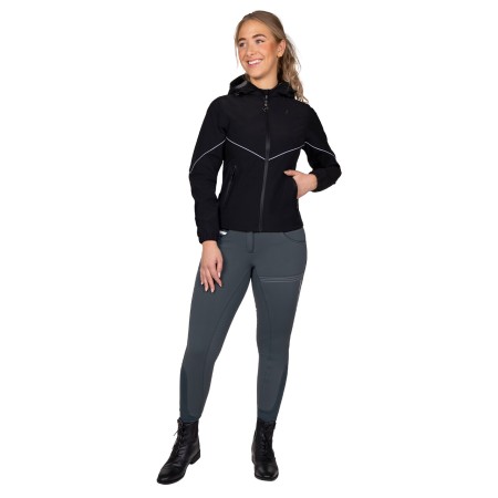Chaqueta Impermeable QHP Dyla Negra | Jinetes