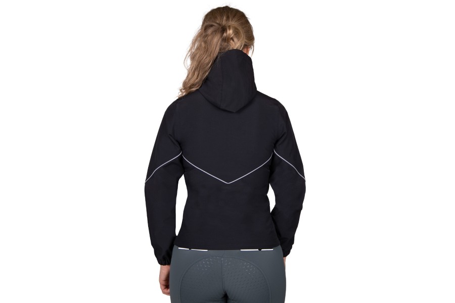 Chaqueta Impermeable QHP Dyla Negra | Jinetes