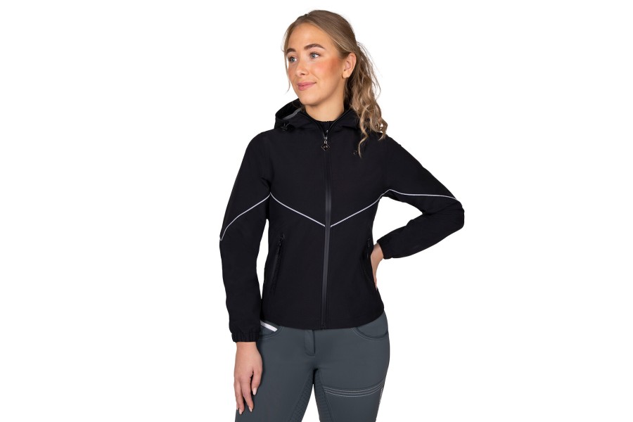 Jaqueta Impermeable QHP Dyla Negra | Genets