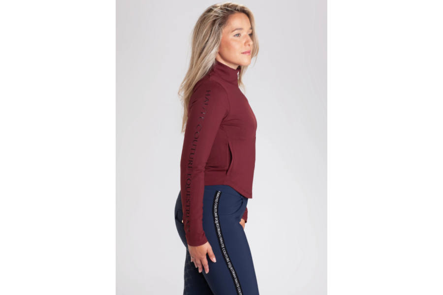 Chaqueta Softshell Haute Silhouettes Burgundy | Jinetes