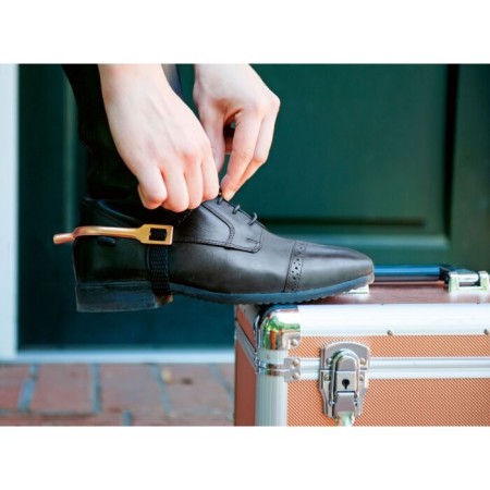 Espuelas Inglesas Mujer HKM Space Rosa Gold 20mm | Ayudas para jinetes