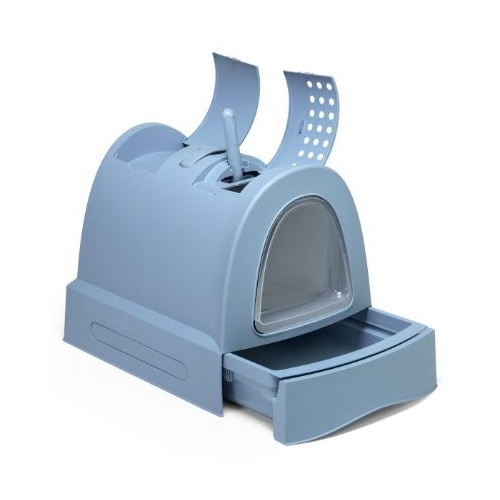 Gatera WC Zuma 40x42.5x56 Azul para gatos | Calvet Animales y Plantas