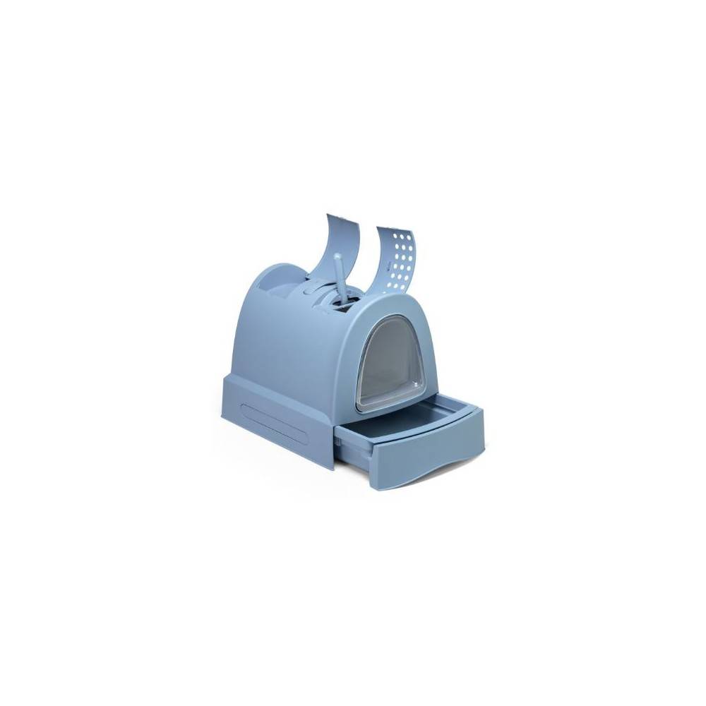 Gatera WC Zuma 40x42.5x56 Azul para gatos | Calvet Animales y Plantas
