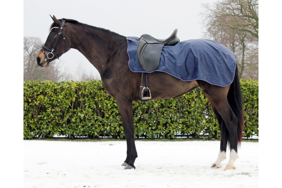 Manta Riñonera Impermeable QHP Polar Azul Marino