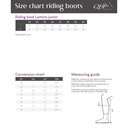 Botes QHP Lamira Júnior Negra | Botes per a genets