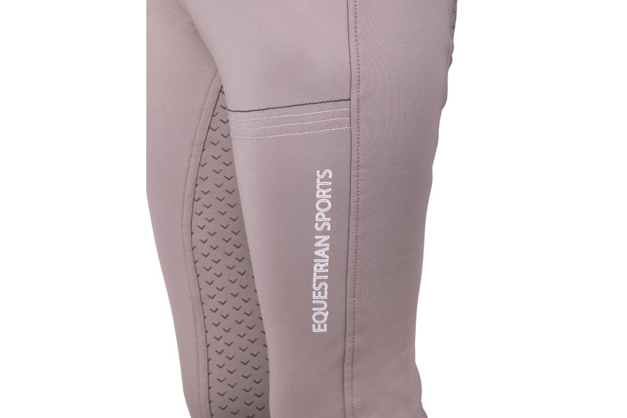 Pantalons Nen/a QHP Emma Júnior Full Grip Beig