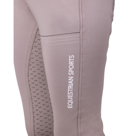 Pantalons Nen/a QHP Emma Júnior Full Grip Beig