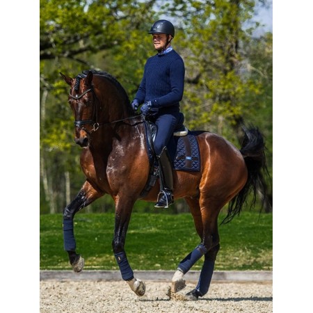 Sudadero Doma Equestrian Stockholm Leather Deluxe Silver 2