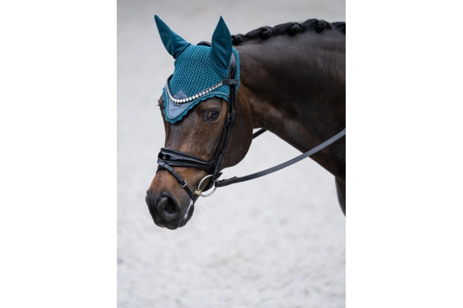 Orejeras Equestrian Stockholm Teal Blue